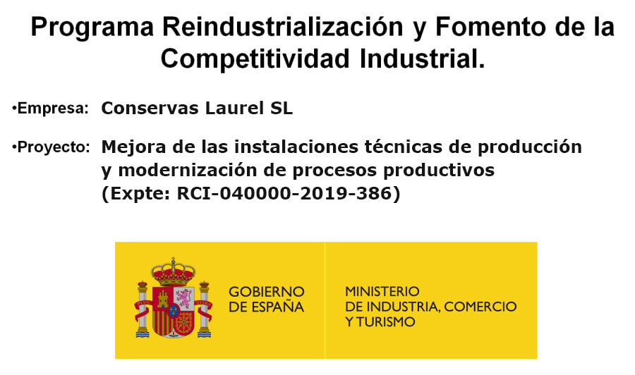 Mejora de las instalaciones técnicas de producción y modernización de procesos productivos (Expte: RCI-040000-2019-386) 